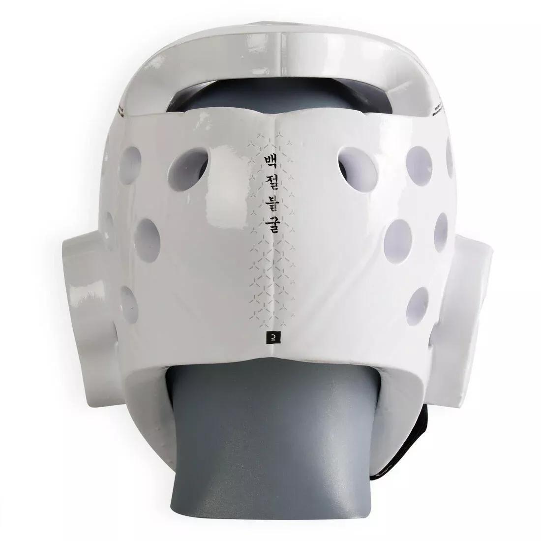Taekwondo Headguard - 500, White, No Color, large image number 3