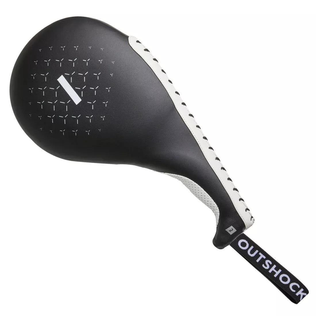 Single Taekwondo Target Pad, Black, No Color, large image number 1