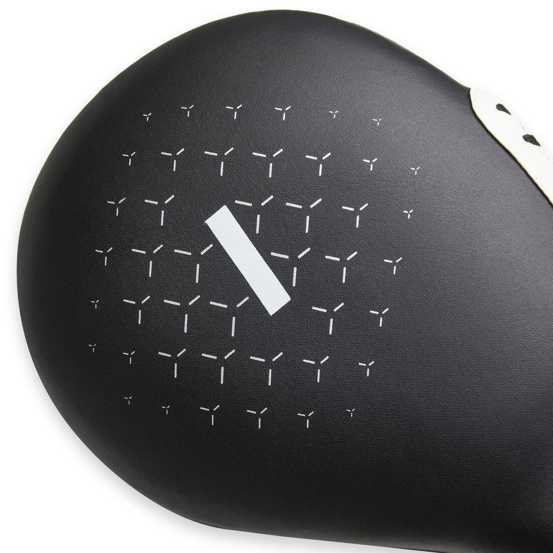 Single Taekwondo Target Pad, Black, No Color, large image number 2