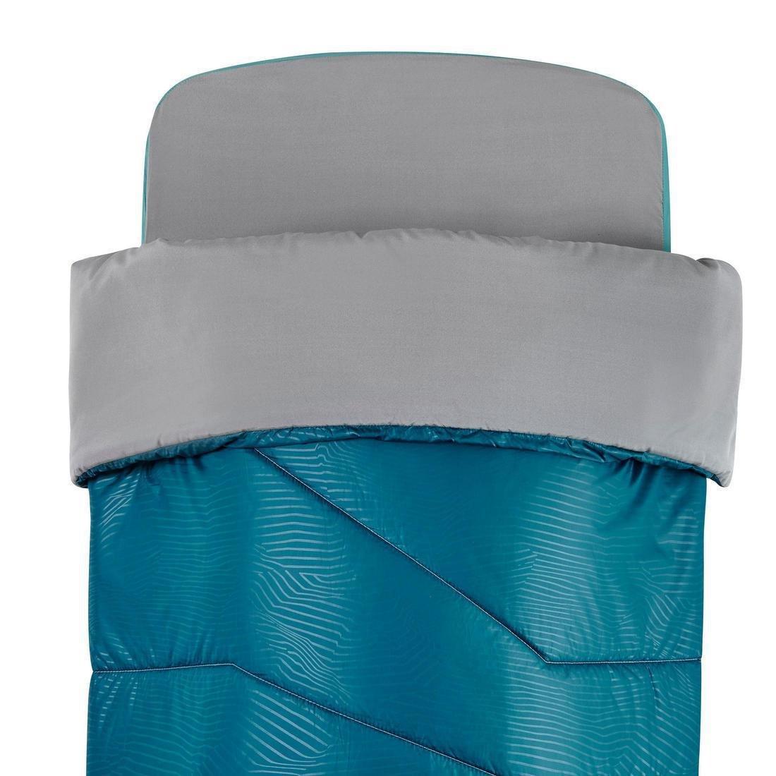 2 In 1 Sleeping Bag - Sleepin Bed Mh500 , Dark Petrol Blue, No Color, large image number 10