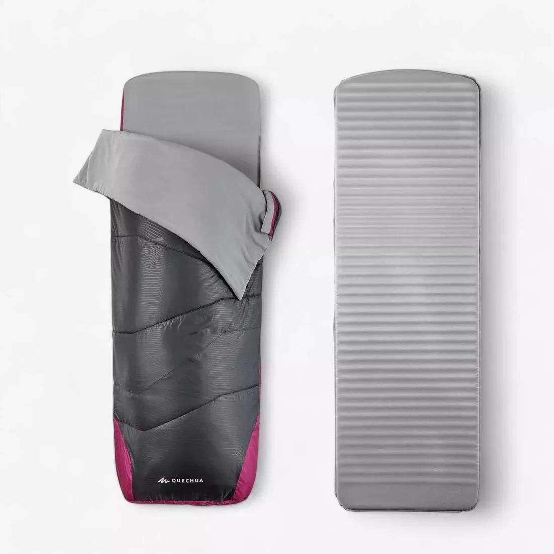 2 In 1 Sleeping Bag - Sleepin Bed MH500, Carbon Grey, No Color, large image number 0