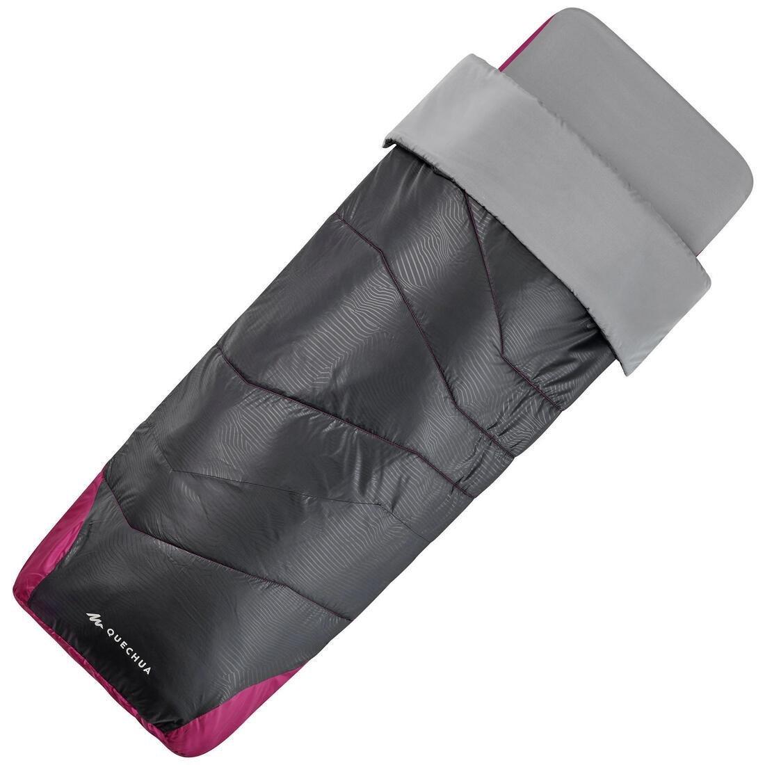 2 In 1 Sleeping Bag - Sleepin Bed MH500, Carbon Grey, No Color, large image number 5