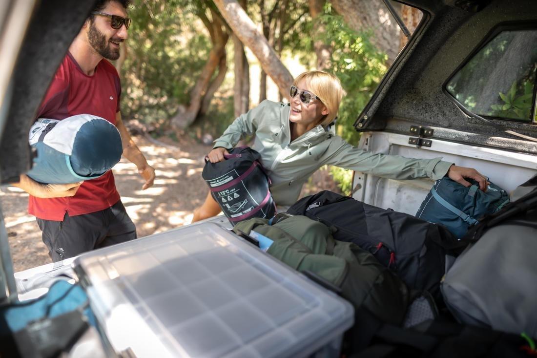 2 In 1 Sleeping Bag - Sleepin Bed MH500, Carbon Grey, No Color, large image number 9