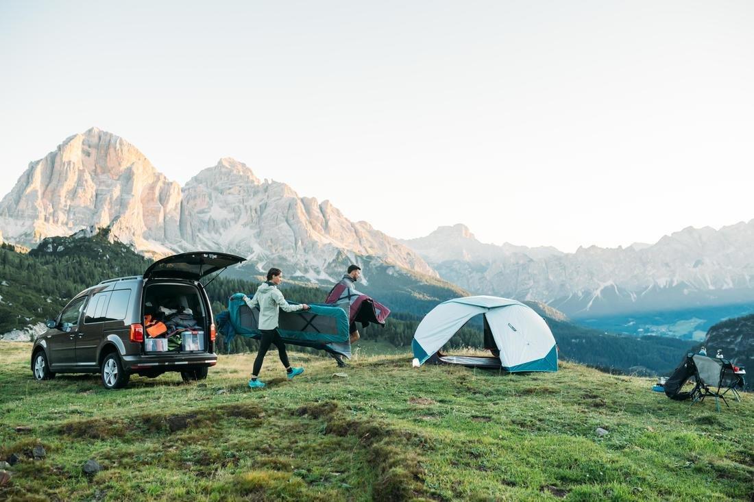 2 In 1 Sleeping Bag - Sleepin Bed MH500, Carbon Grey, No Color, large image number 11