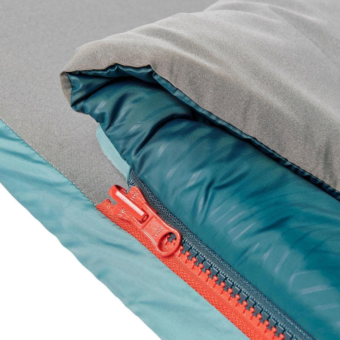 2-In-1 Sleeping Bag Mh500, Dark Petrol Blue, No Color, large image number 14