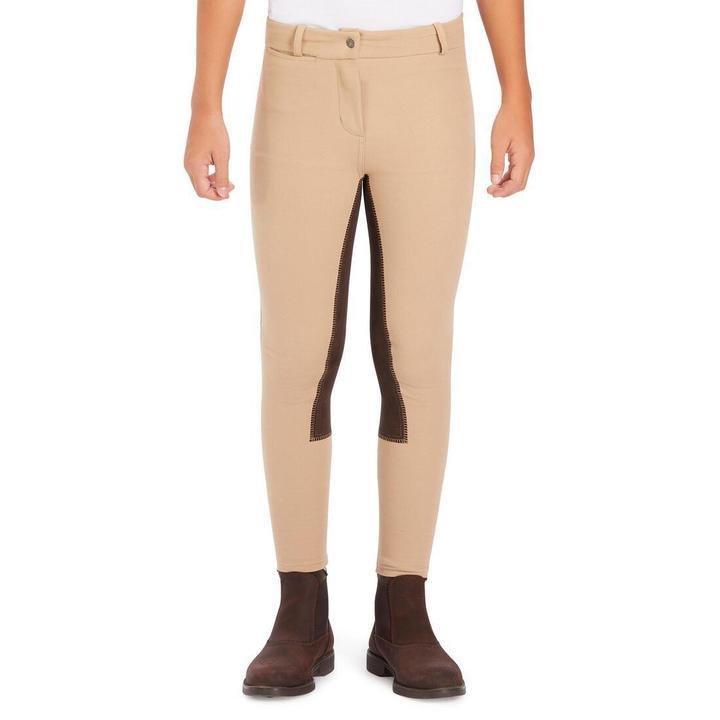 180 FullseatKids Full Seat Horse Riding Jodhpurs, Sand, No Color, large image number 0