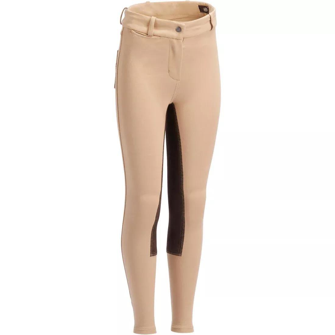 180 FullseatKids Full Seat Horse Riding Jodhpurs, Sand, No Color, large image number 1