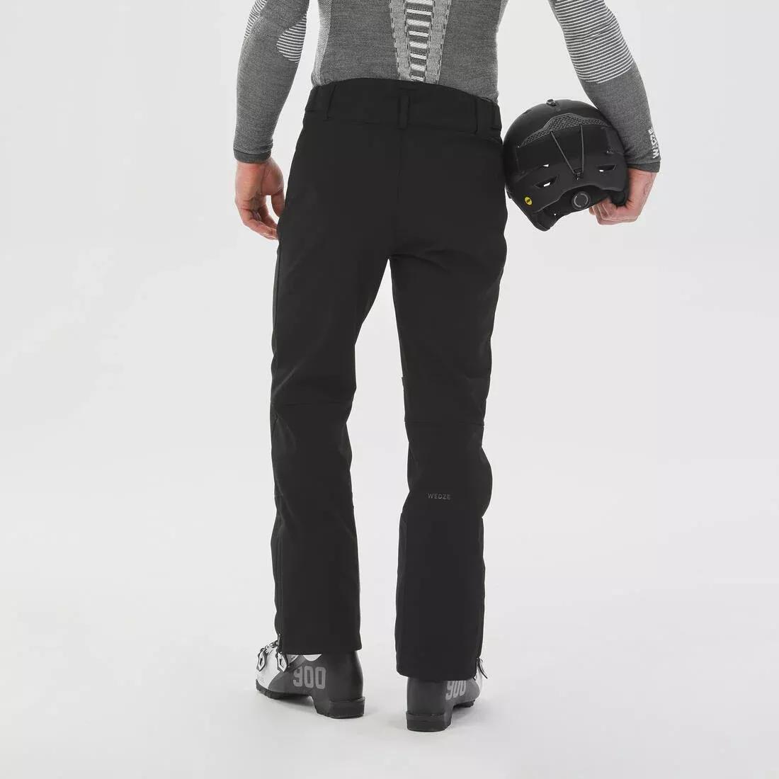 Men Lightweight And Breathable Ski And Snowboard Trousers - 500, Black, 5401_000, large image number 6