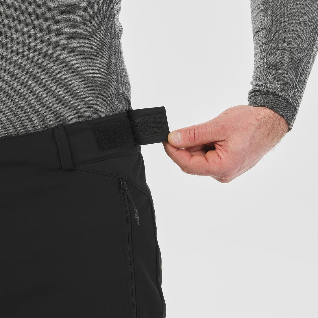 Men Lightweight And Breathable Ski And Snowboard Trousers - 500, Black, 5401_000, large image number 11