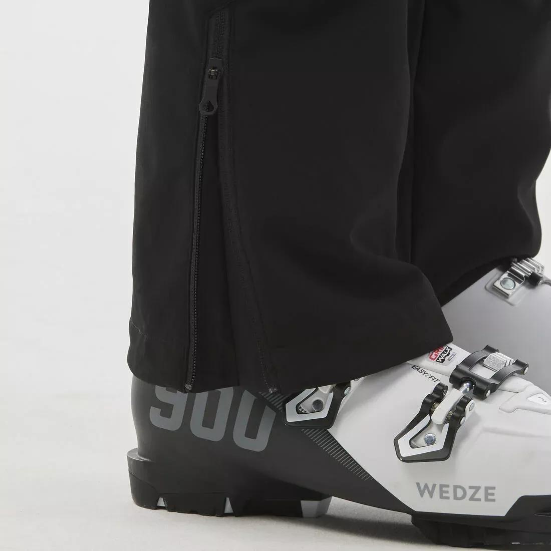 Men Lightweight And Breathable Ski And Snowboard Trousers - 500, Black, 5401_000, large image number 12