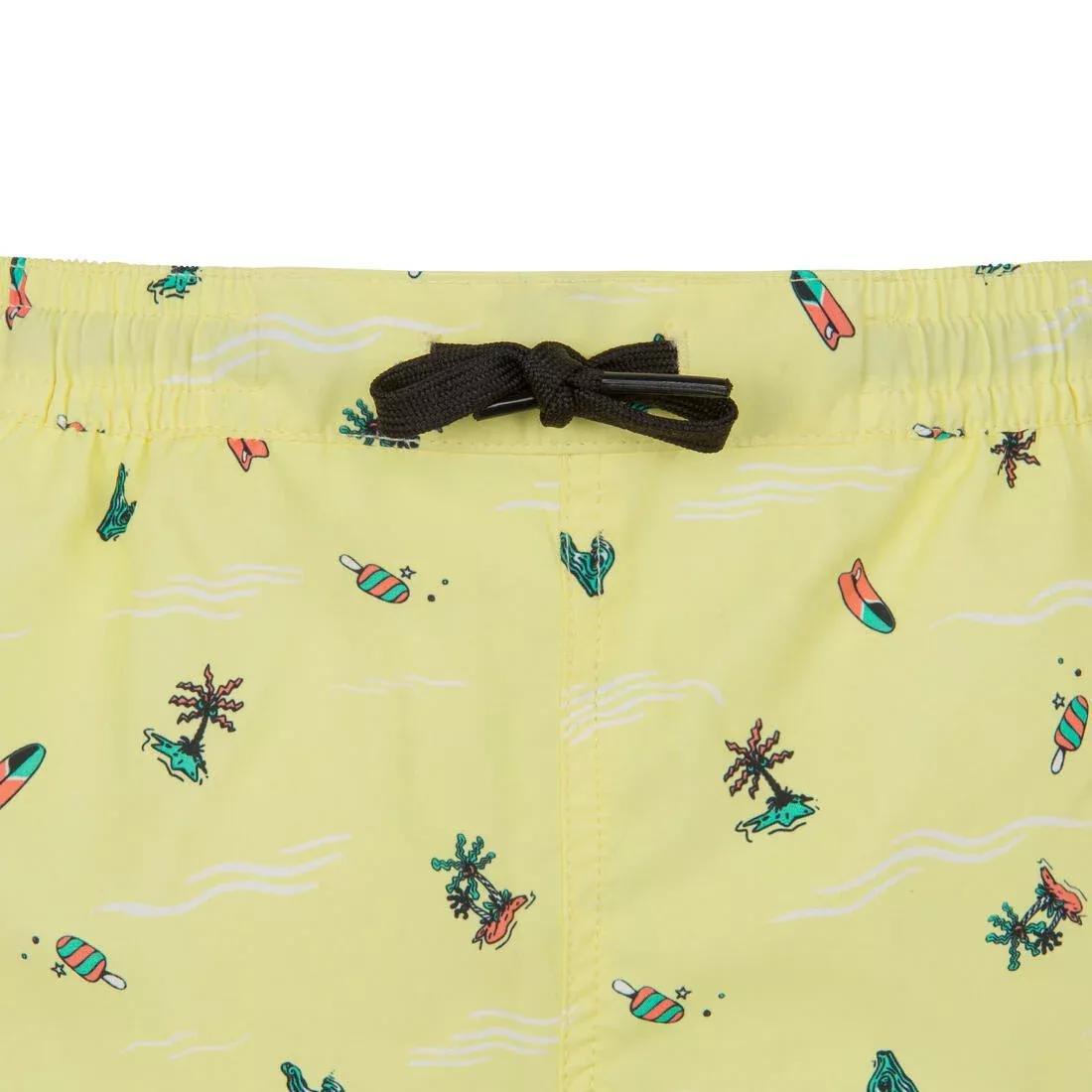 OLAIAN - Kids' Swim Shorts 100, Turquoise