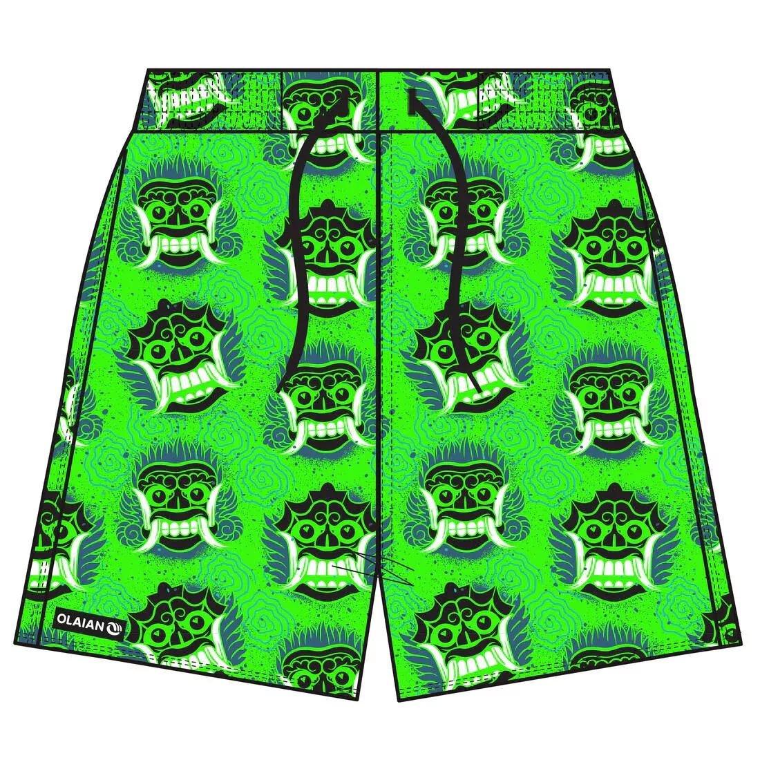 OLAIAN - Kids Swim Shorts 100, Green