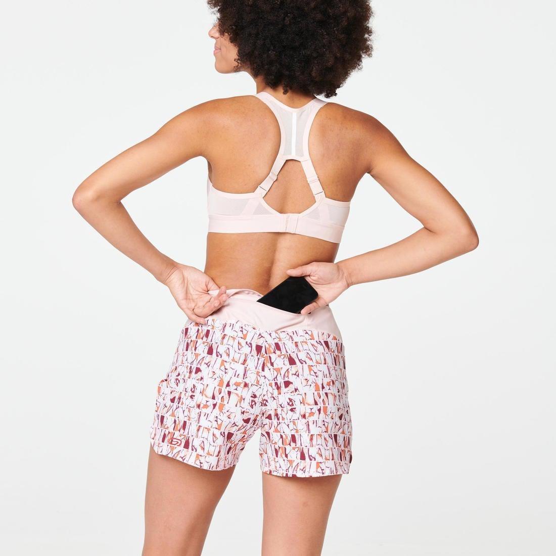 Run Dry Women's Running Shorts Print, Pink, , large image number 13