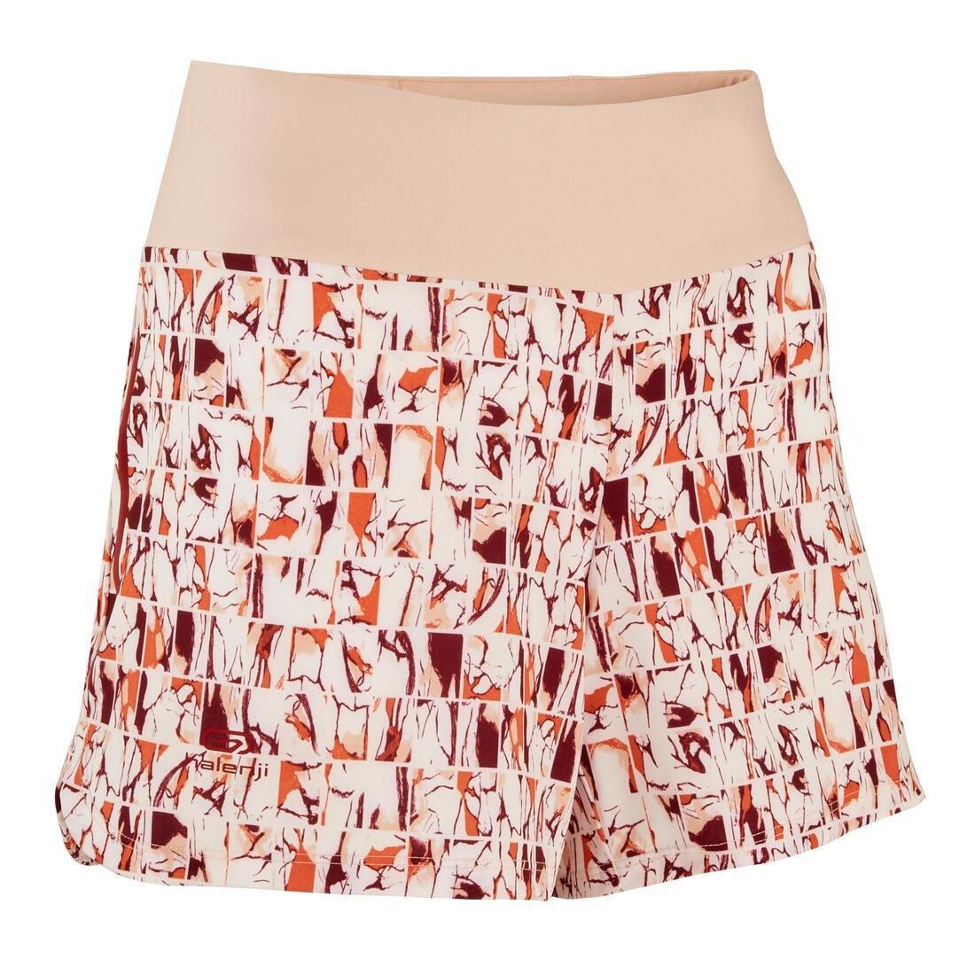 Run Dry Women's Running Shorts Print, Light Grey, , large image number 7