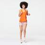 KALENJI - Run Dry Womens Running Shorts Print, Light Grey