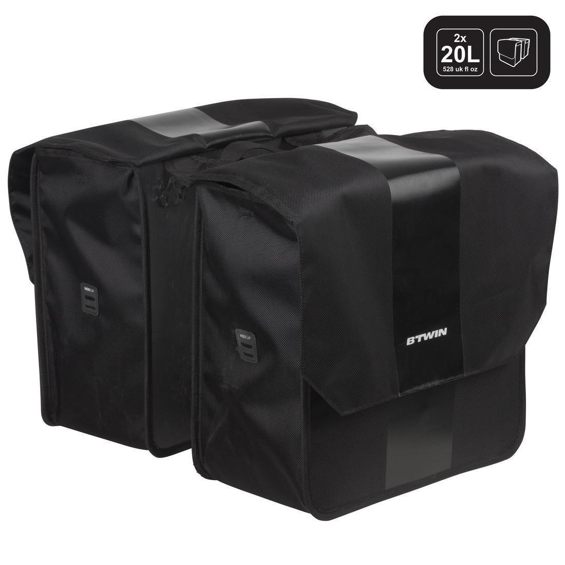 Double Bag, Black, No Color, large image number 13