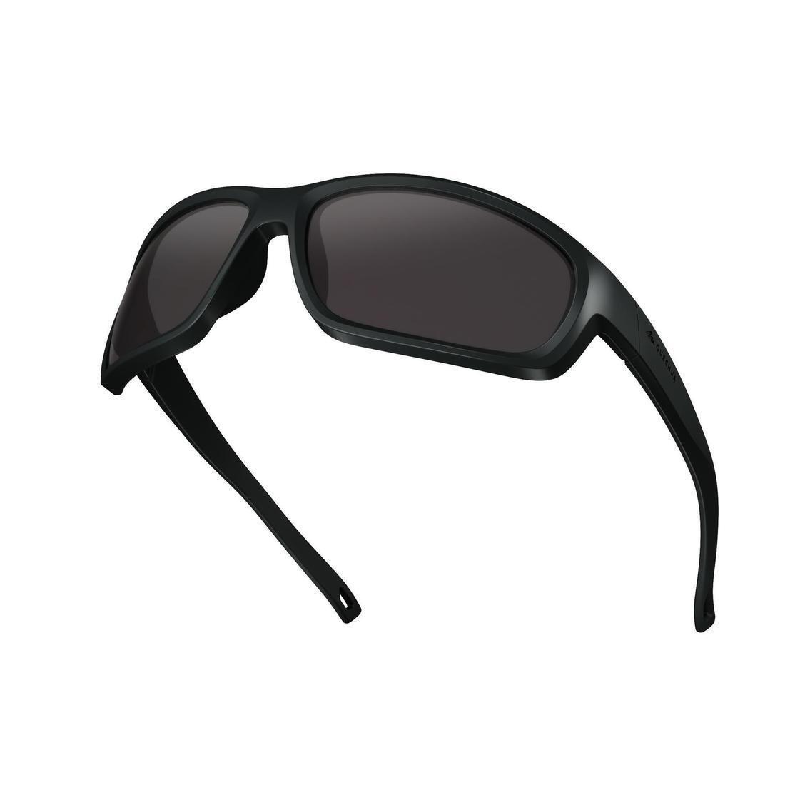 QUECHUA - Adults' Hiking Sunglasses MH500, Category 3, Black