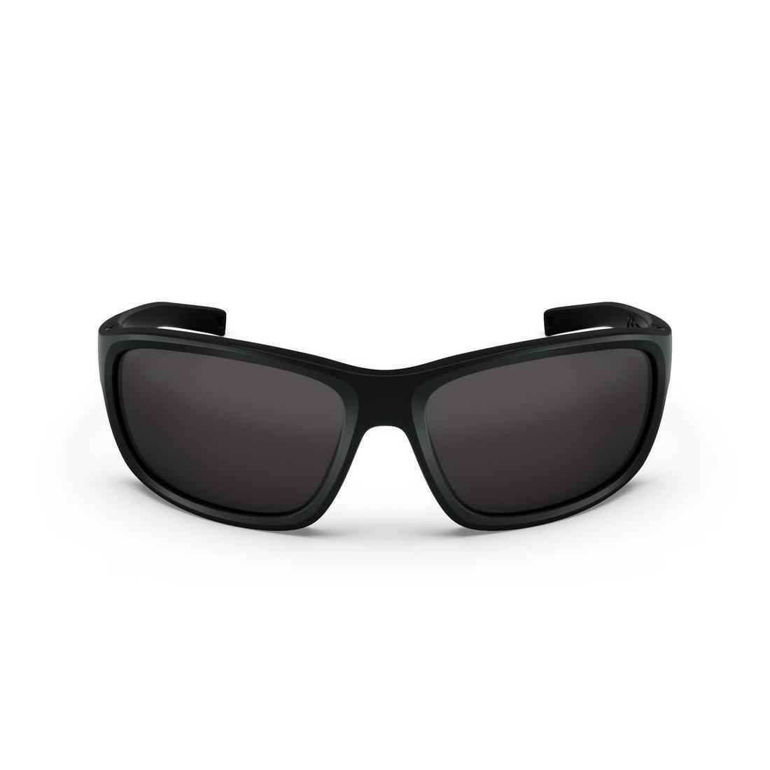 Adults' Hiking Sunglasses MH500, Category 3, Black, No Color, large image number 3