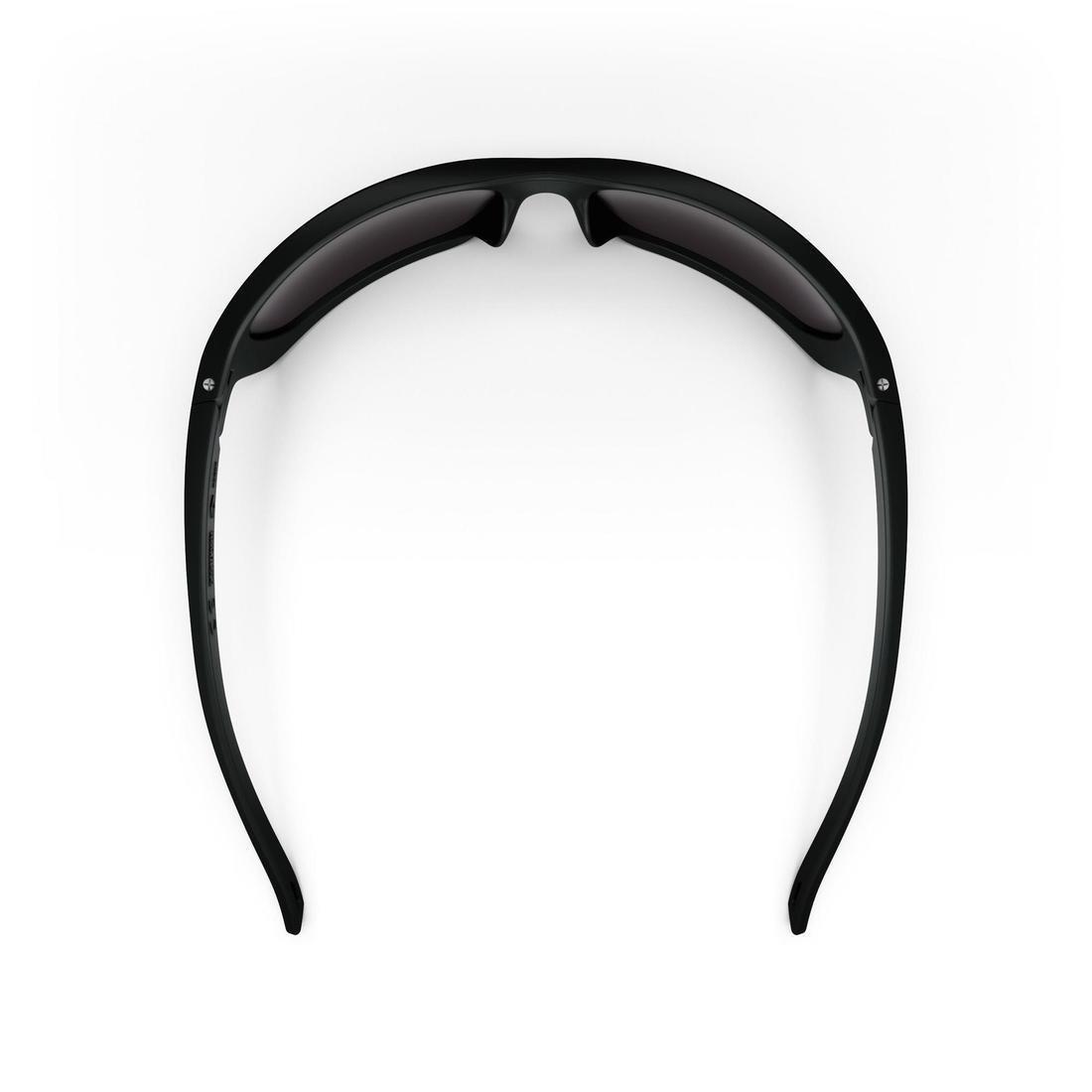 Adults' Hiking Sunglasses MH500, Category 3, Black, No Color, large image number 8