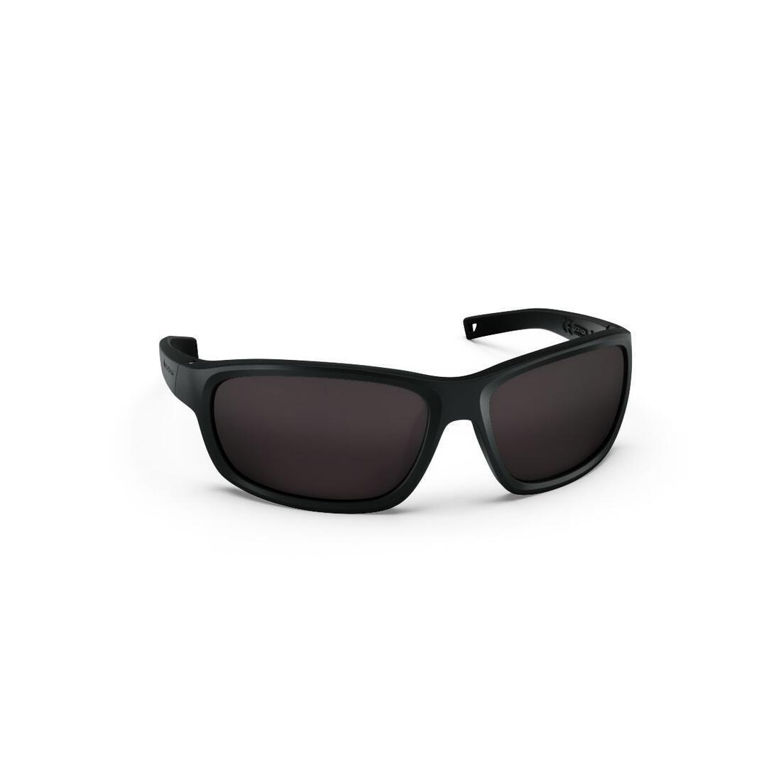 QUECHUA - Adults' Hiking Sunglasses MH500, Category 3, Black