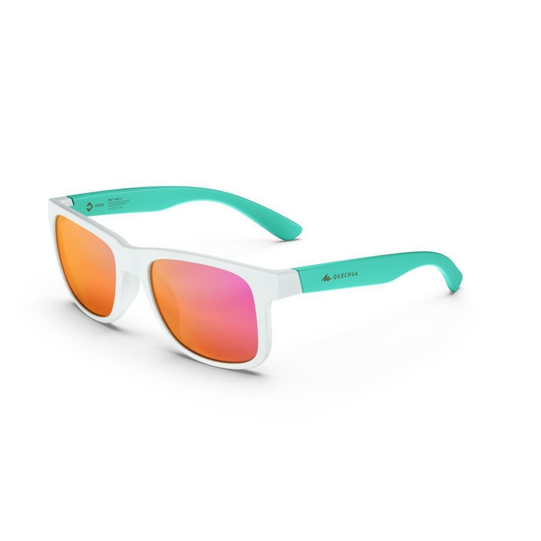 Kids Hiking Sunglasses Category 3, Purple, No Color, large image number 2