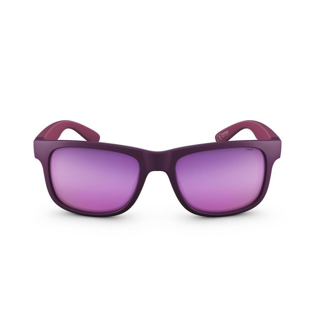 Kids Hiking Sunglasses Category 3, Purple, No Color, large image number 12