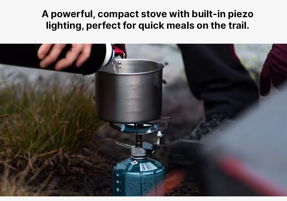 Lightweight and Compact Stove with Piezo, No Color, medium