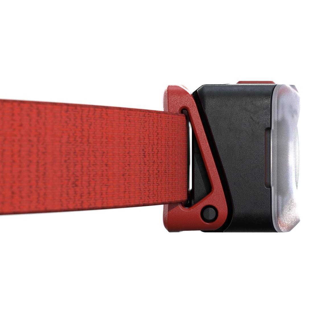 BRICK RED Rechargeable Head Torch - 100 lumen - BIVOUAC 500 USB, No Color, large image number 6