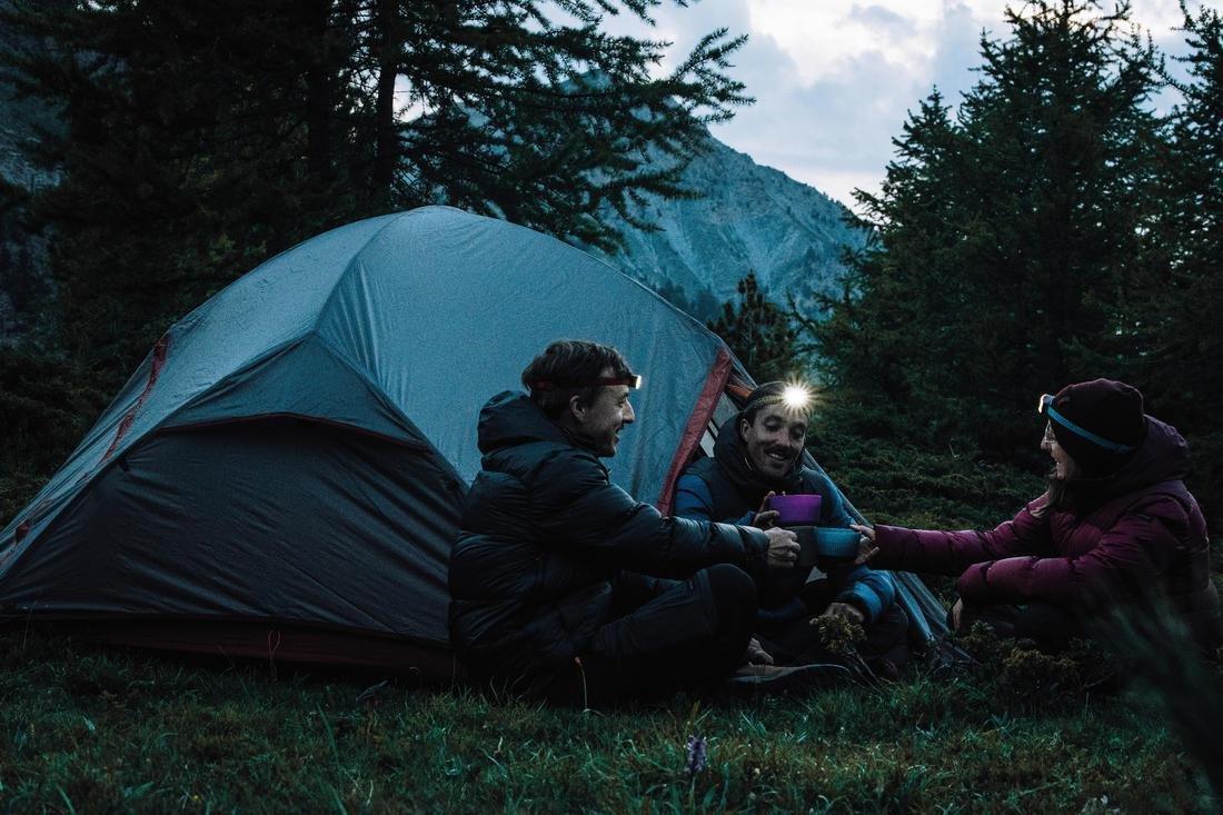 BRICK RED Rechargeable Head Torch - 100 lumen - BIVOUAC 500 USB, No Color, large image number 7