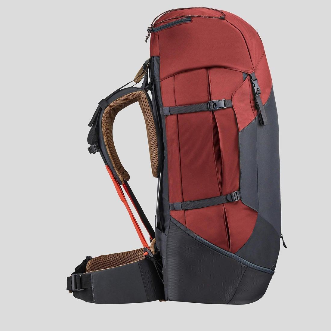 FORCLAZ - Men Trekking Backpack - Mt100 Easyfit, Red