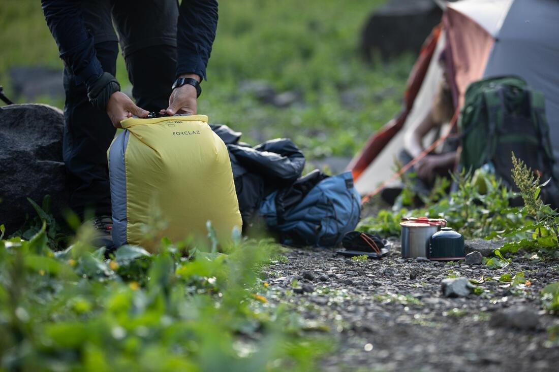 Trekking Half-Moon Waterproof Storage Bag 2-Pack - 2X15L, Yellow, 5401_000, large image number 4