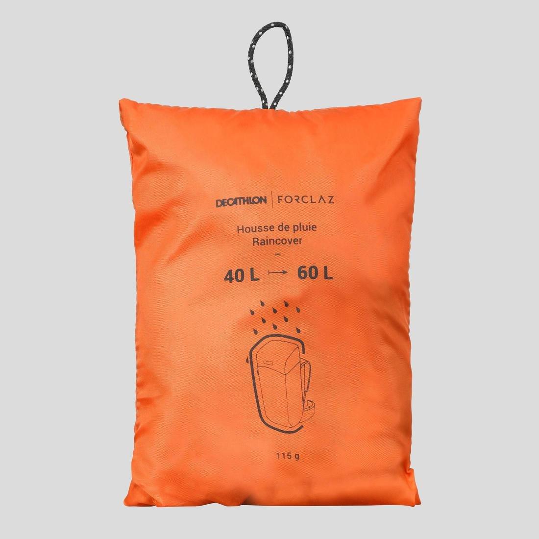 Trekking Basic Rain Cover For Backpack, Burnt Orange, No Color, large image number 2