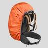FORCLAZ - Basic Rain Cover For Backpack, Orange