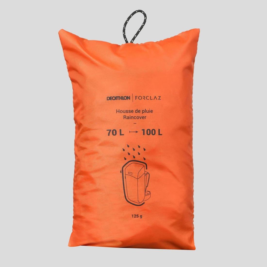 Basic Rain Cover For Backpack, Orange, No Color, large image number 2