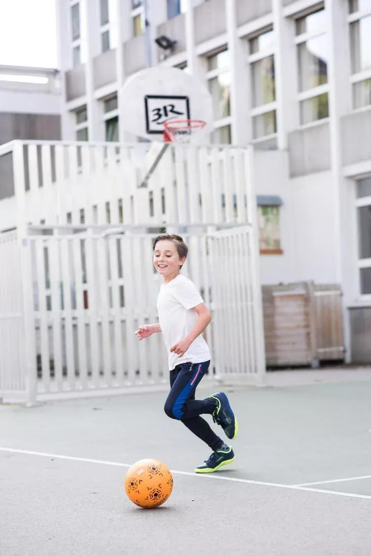 PEARL GREY Kids' Futsal Shoes Ginka 500, 5401_000, large image number 7