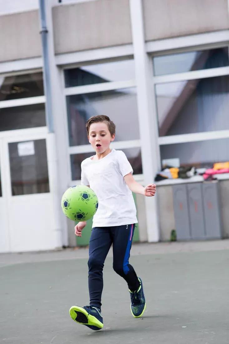 PEARL GREY Kids' Futsal Shoes Ginka 500, 5401_000, large image number 8