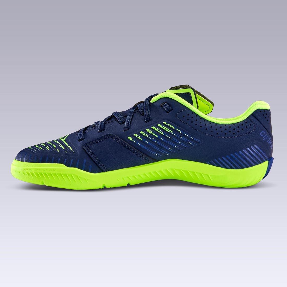 NAVY BLUE Kids' Futsal Shoes Ginka 500, , large image number 2