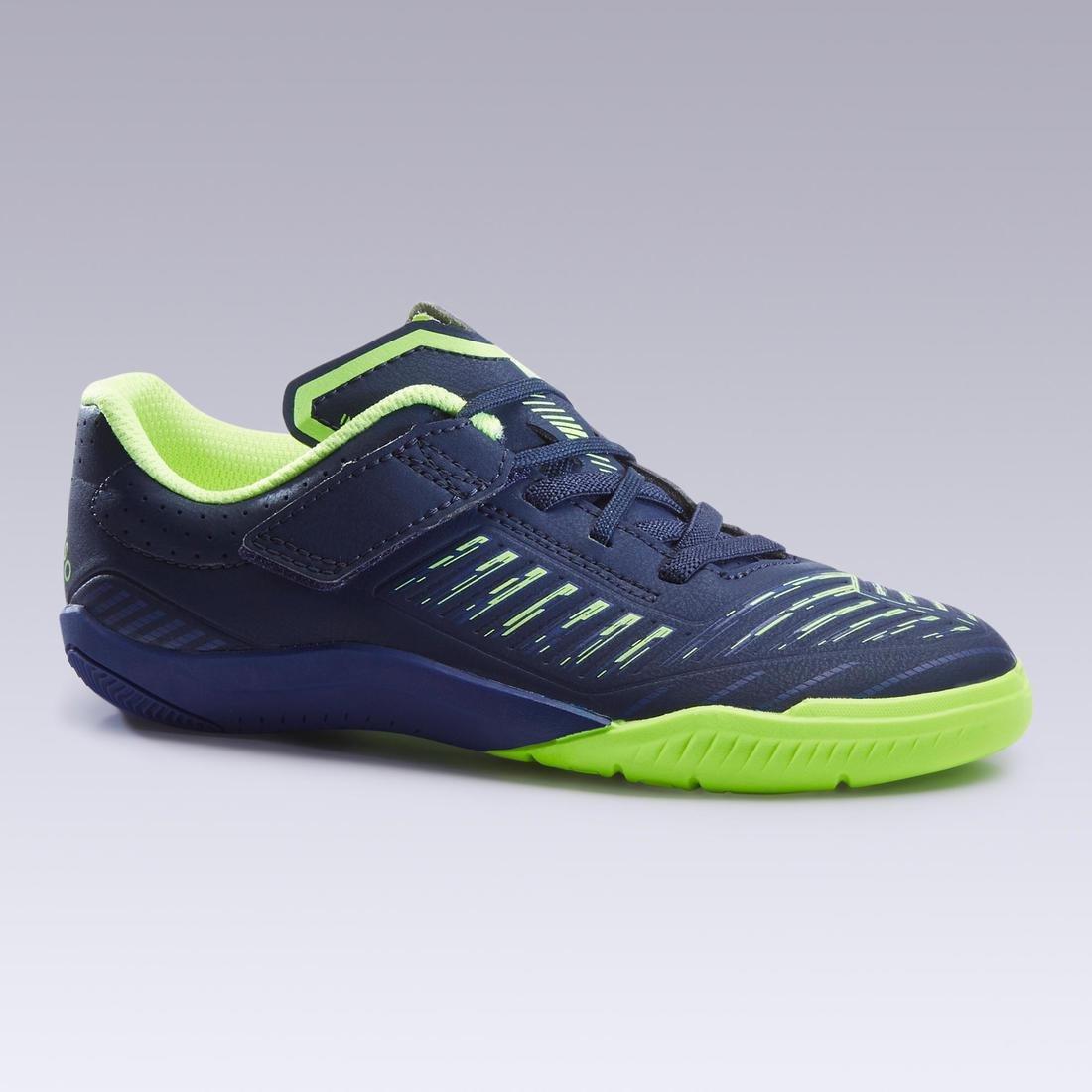 KIPSTA - Kids' Futsal Shoes Ginka 500, navy blue