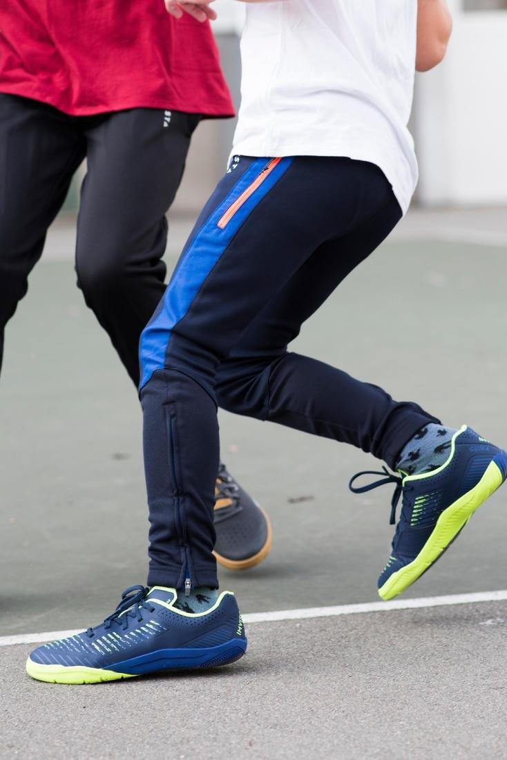 NAVY BLUE Kids' Futsal Shoes Ginka 500, , large image number 8