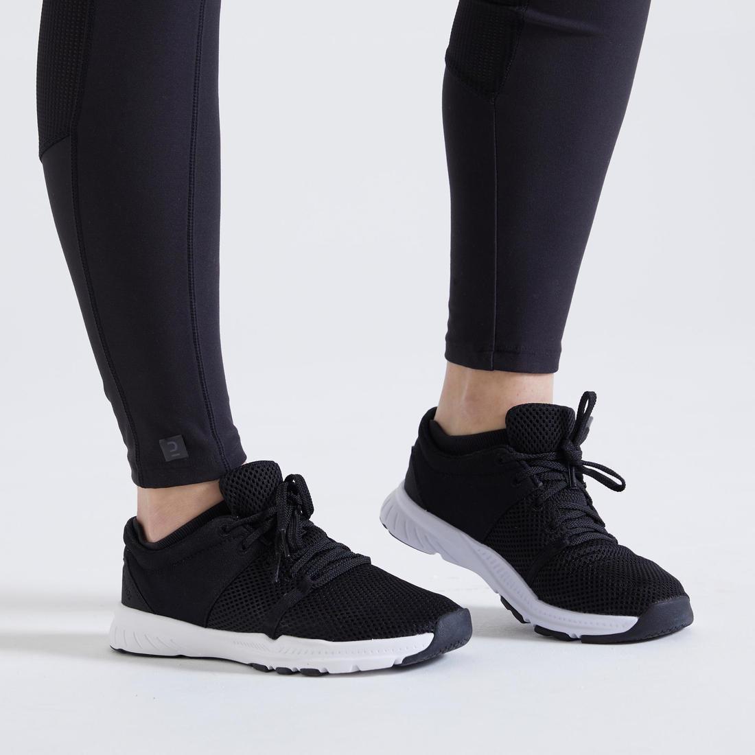 Women's Fitness Shoes 100, Black, , large image number 2