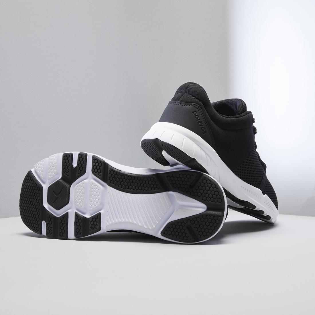 Women Fitness Shoes 100, Black, No Color, large image number 7