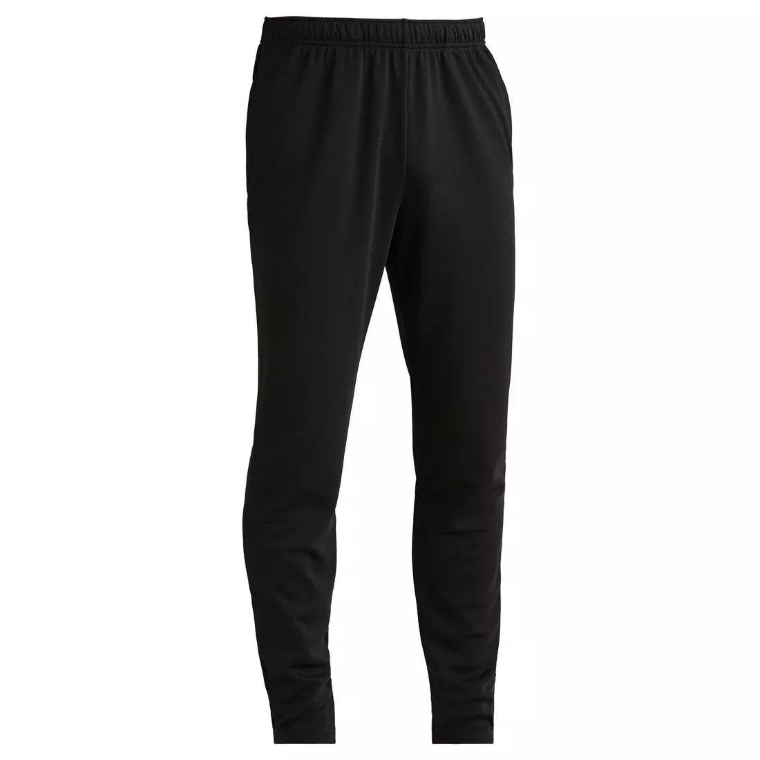Adult Football Bottoms T100, Black, , medium