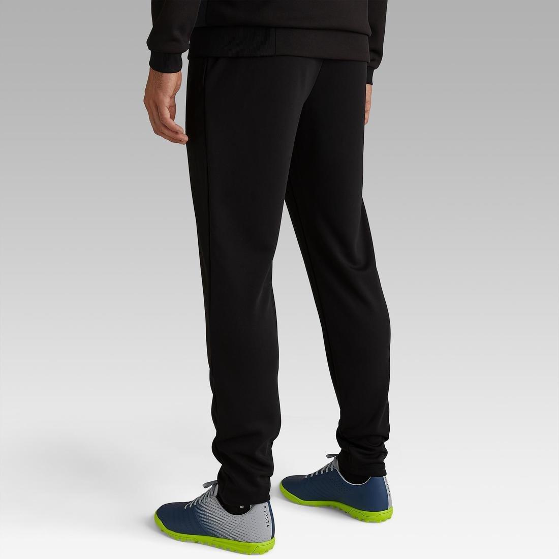 Adult Football Bottoms T100, Black, , large image number 2