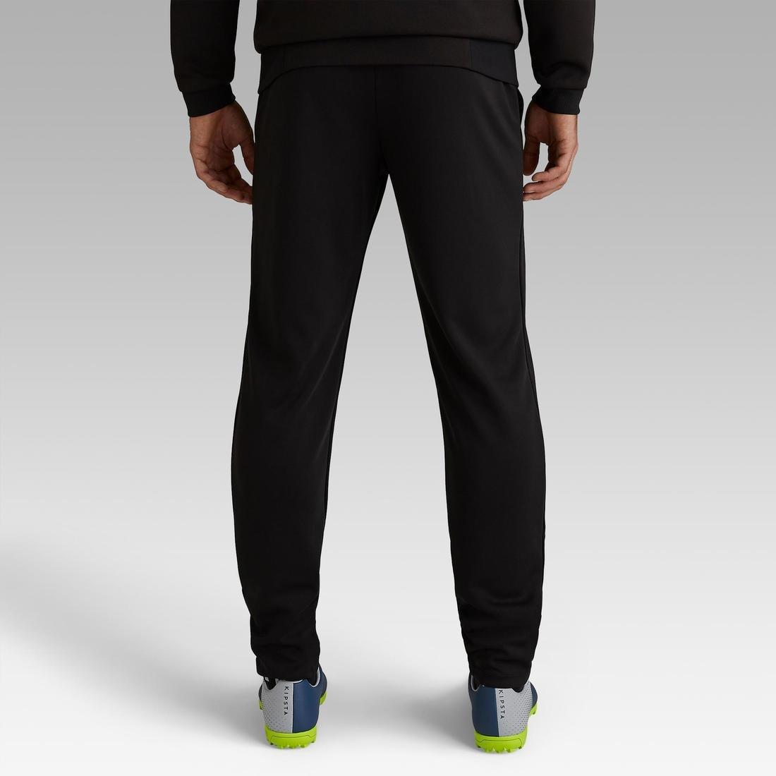Adult Football Bottoms T100, Black, No Color, large image number 4