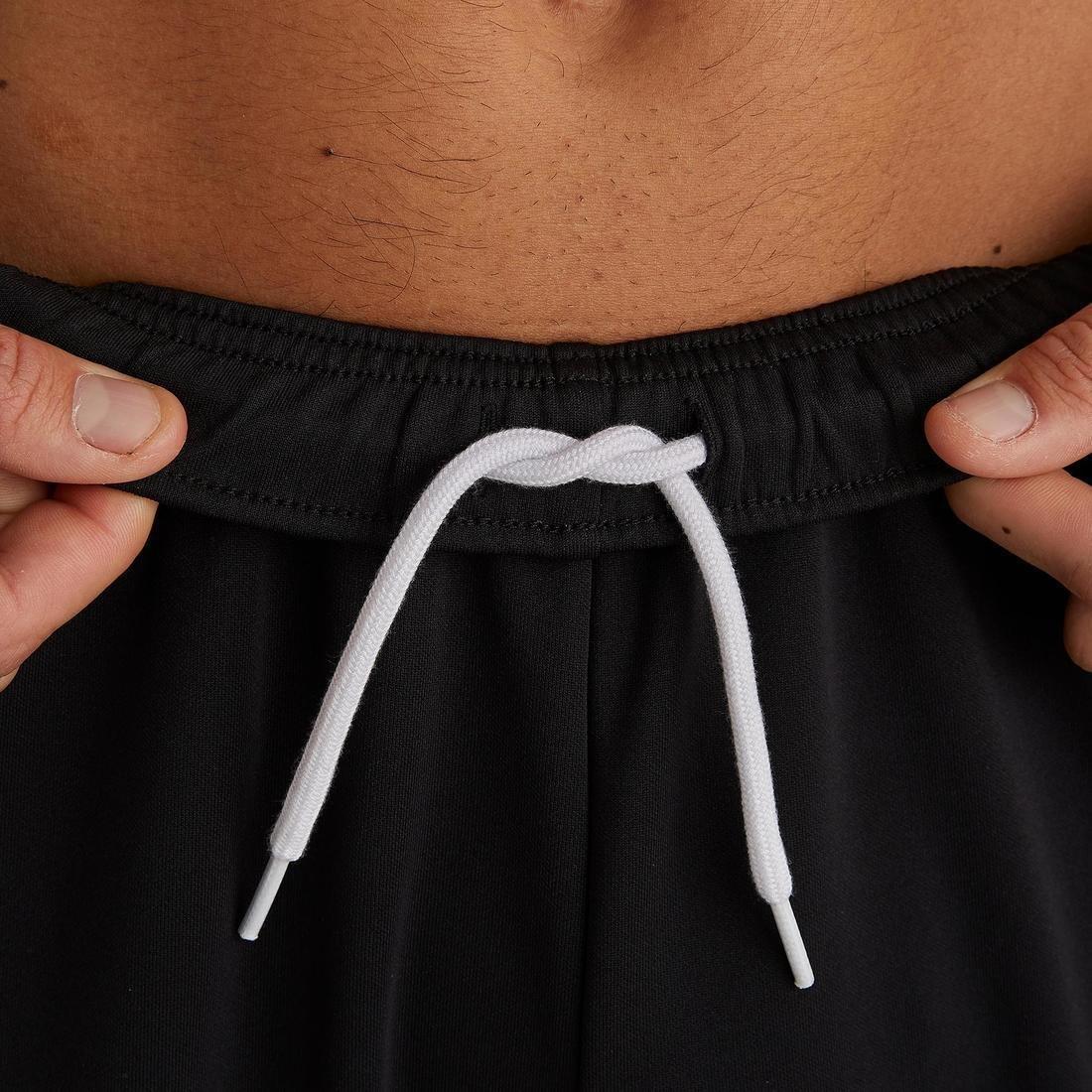 Adult Football Bottoms T100, Black, , large image number 5
