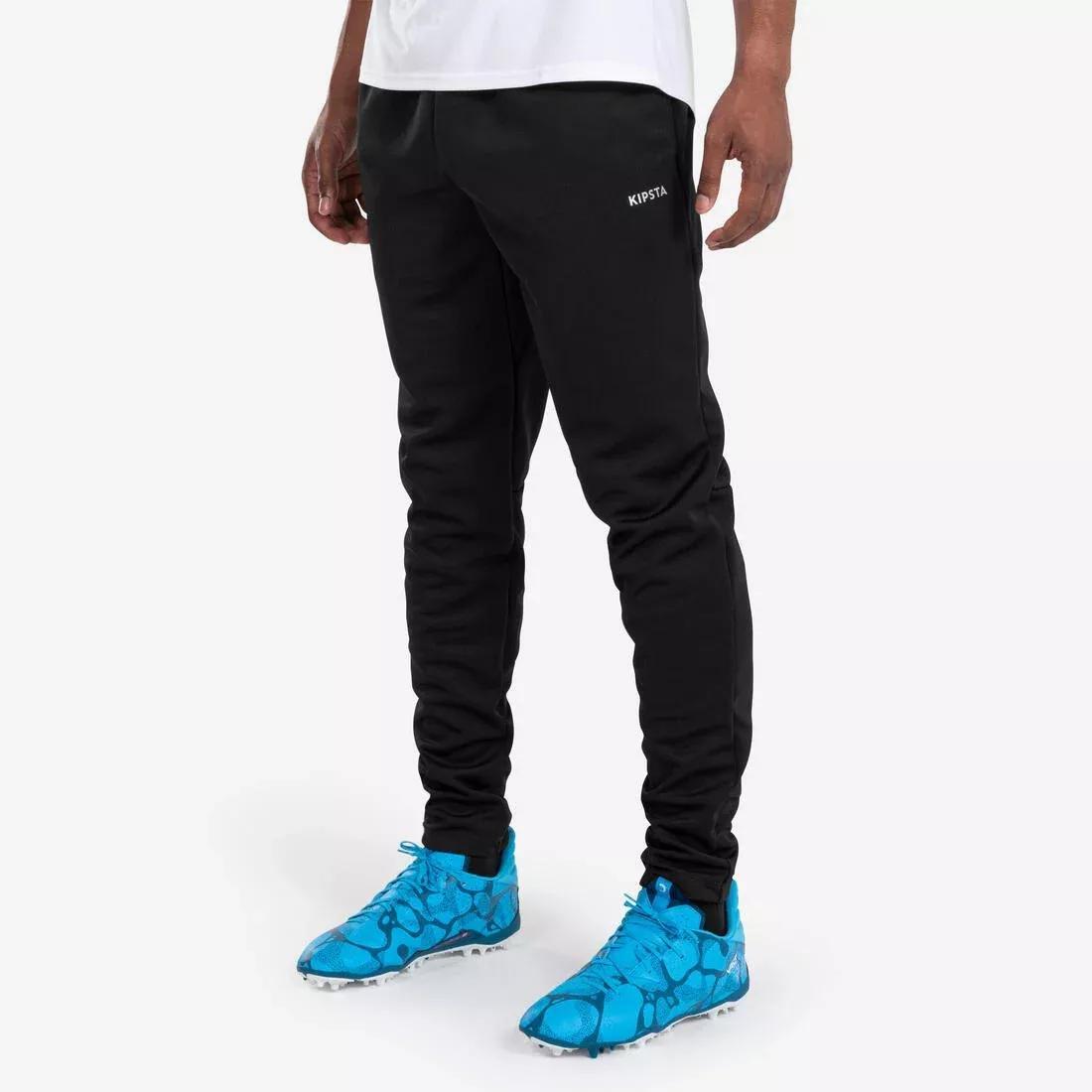 Adult Football Bottoms T100, Black, No Color, large image number 7