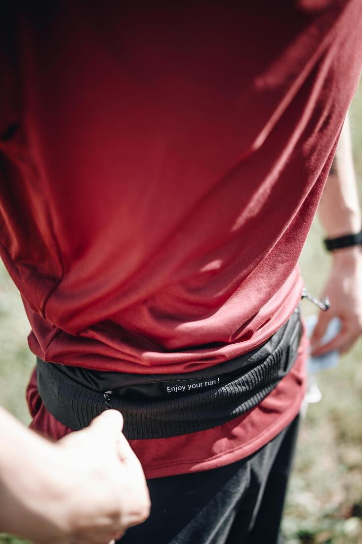 Unisex Comfort Running Belt, Black, , large image number 4