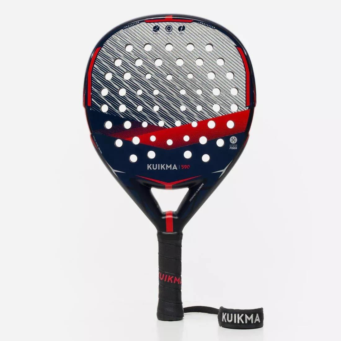 Adult Padel Racket Pr 590, Scarlet Red, No Color, large image number 0