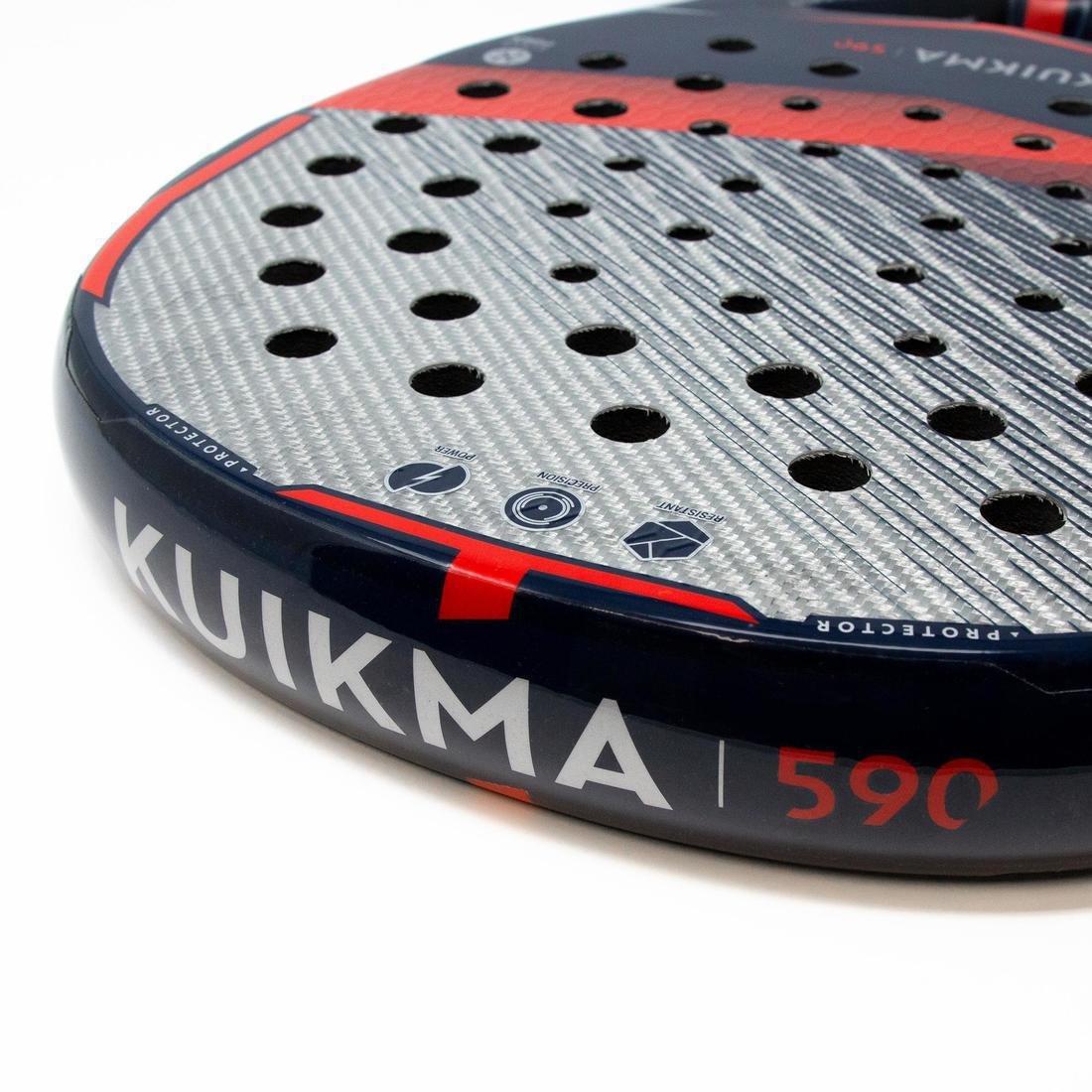 Adult Padel Racket Pr 590, Scarlet Red, No Color, large image number 10