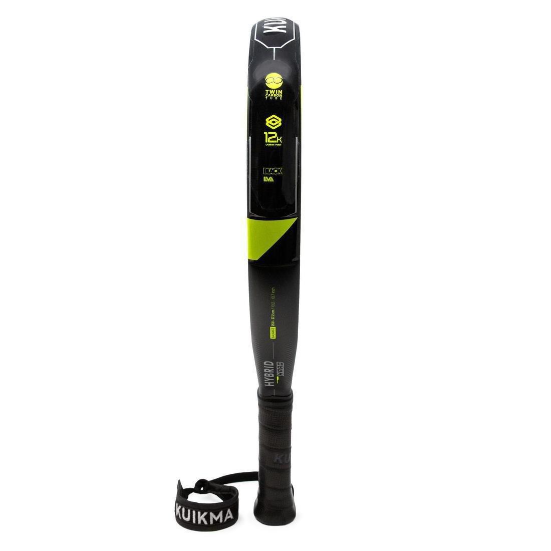 Adult Padel Racket Pr 990 Hybrid Hard, Yellow, No Color, large image number 2